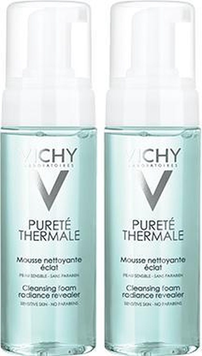 Vichy Pureté Thermale Schuimend Reinigingsgel-water - 2x150 ml