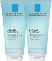 La Roche-Posay Lipikar Surgras Douchecrème - 2x200ml - droge huid