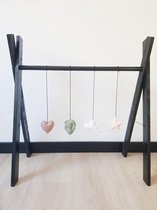 Babygym hout - babygym zwart