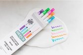 BrandNewCake® Stiften NEON Eetbare Inkt - Set/5 - Eetbaar Schrijf Stift - Food Pen voor Taartdecoratie