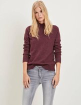 Vila coltrui | Bordeaux | Viril L/S turtleneck knit top | XS