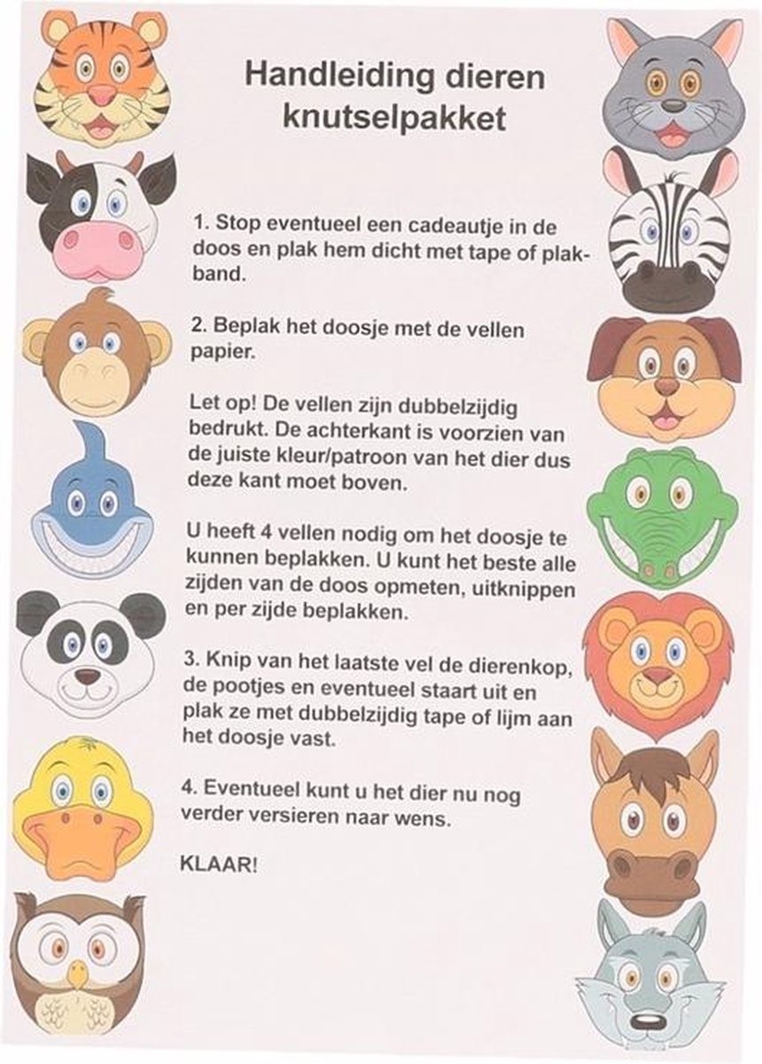 lont Rechtmatig gemakkelijk Panda zelf maken knutselpakket / Sinterklaas surprise | bol.com