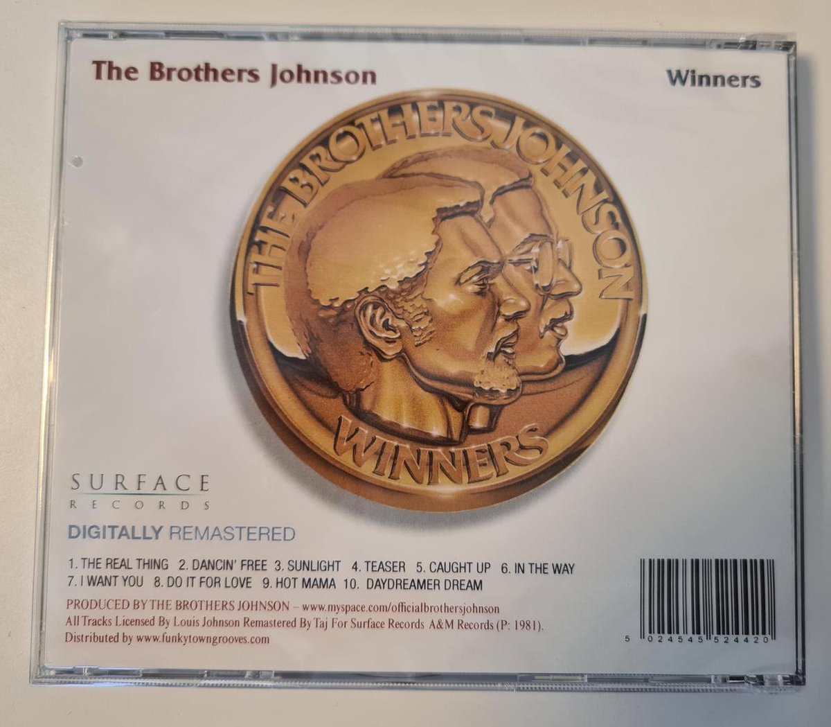 Winners, The Brothers Johnson CD (album) Muziek