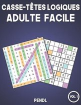 Casse-tetes logiques adulte facile