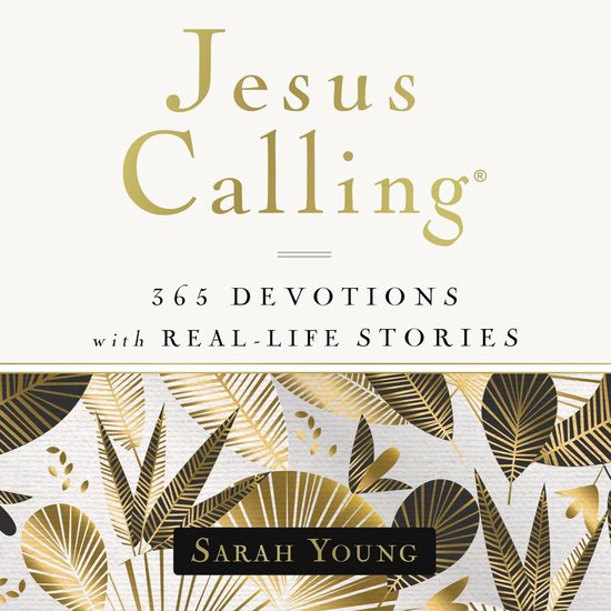 Jesus Calling, 365 Devotions with Real-Life Stories, with Fu ... - cover