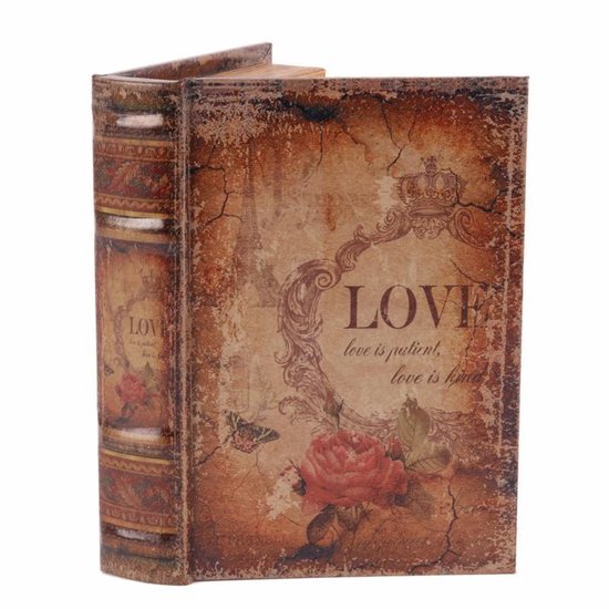 Jabeth Wilson Minister Geld rubber Boek doos Love / Book box 20 cm Love | bol.com