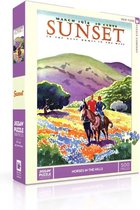 New York Puzzle Company Horses in the Hills - 500 pieces