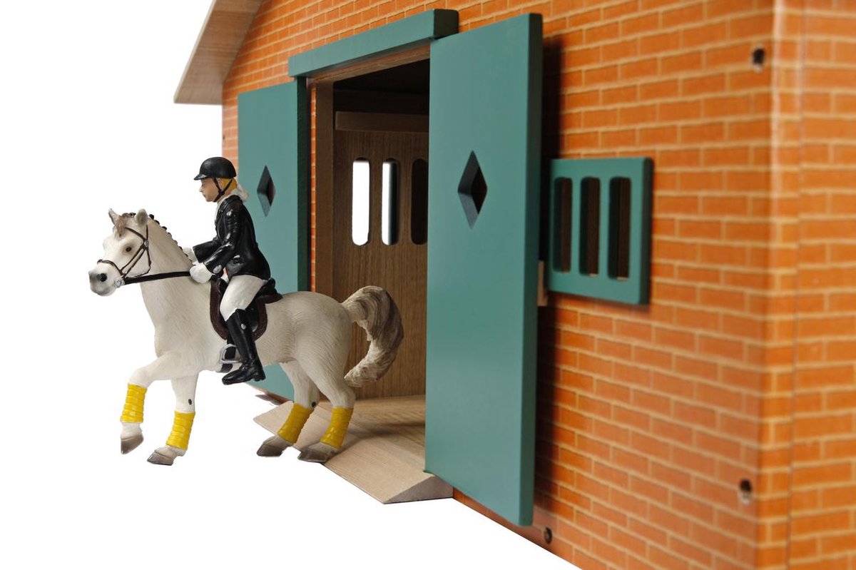 Kids Globe Paardenstal met 7 boxen, 1:24 — afbeelding 17