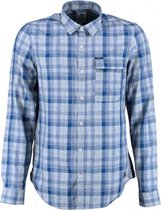 Garcia zacht blauw slim fit overhemd - valt 1 maat kleiner - Maat S