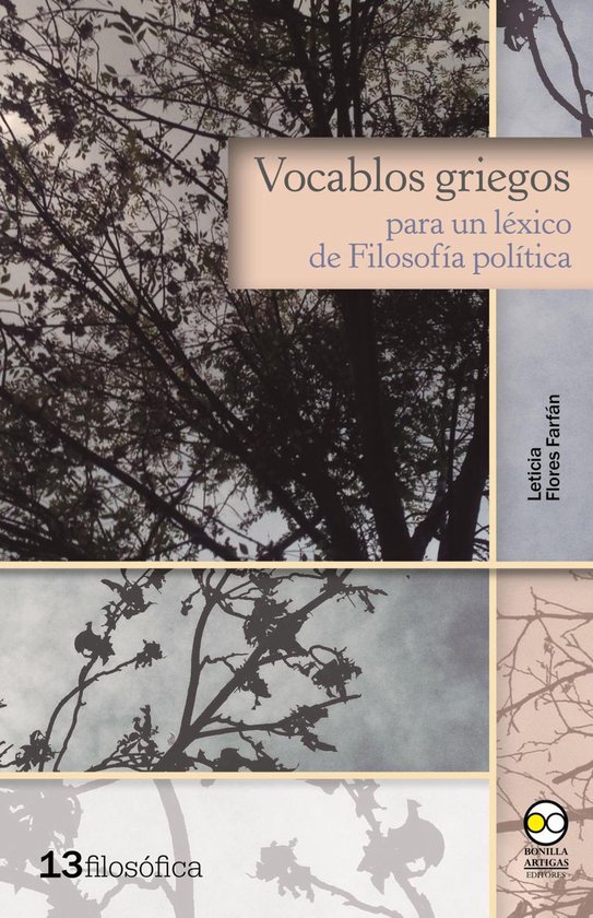 Filosófica 13 - Vocablos griegos para un léxico de Filosof ... - cover