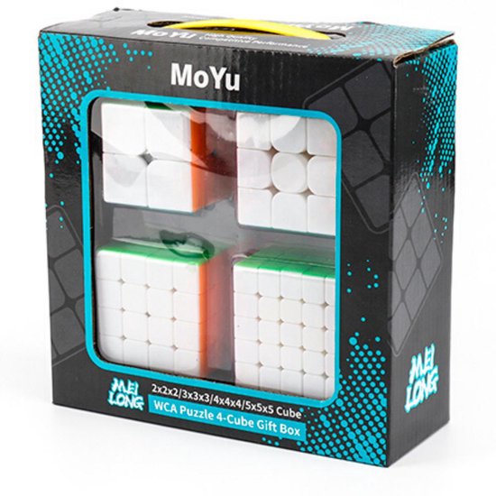 MoYu Speed Cube Set - 2x2, 3x3, 4x4, 5x5