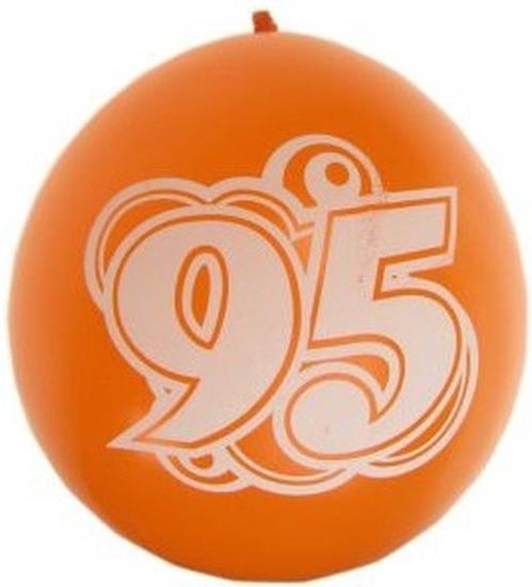 Afbeelding van product Merkloos / Sans marque  32x stuks verjaardag ballonnen 95 jaar thema - Feestartikelen en versiering
