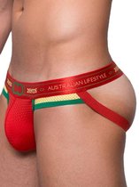 2EROS Aeolus Jockstrap Red Tempest - MAAT L - Heren Ondergoed - Jockstrap voor Man - Mannen Jock