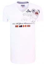 Geographical Norway T-Shirt Jofteam wit - L