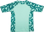 Ducksday - UV-werend Zwemshirt korte mouw voor kinderen - unisex - Epic - 134/140