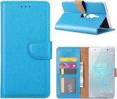 Bookcase Geschikt voor: Sony Xperia XZ2 Premium - Turquoise - portemonee hoesje