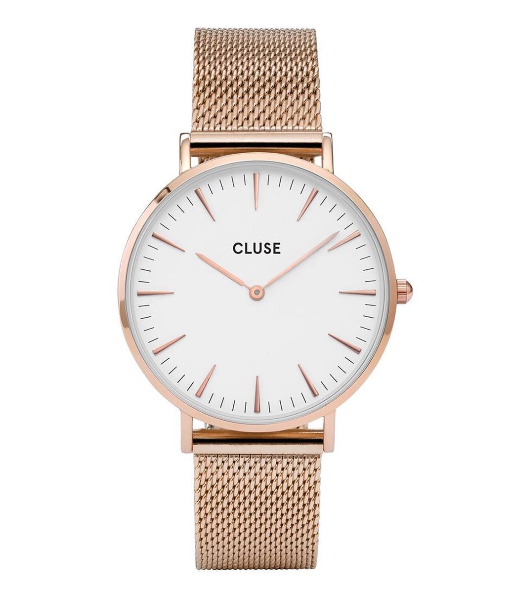 Cluse Boho Chic Mesh White, Rose Gold Colour | bol.com