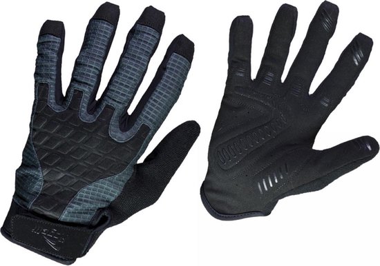 Rogelli Adventure MTB Handschoenen - Unisex - Zwart/Grijs - Maat M