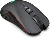 GAMING MUIS + KANTOOR MUIS - Werk muis - Laptop muis - Draadloos - Oplaadbaar - Verlichting - 3600 DPI - Ergonomisch Design - Accu
