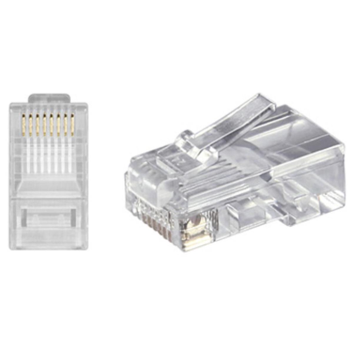 RJ45-connector CAT5e Stekker 8p 10stuks