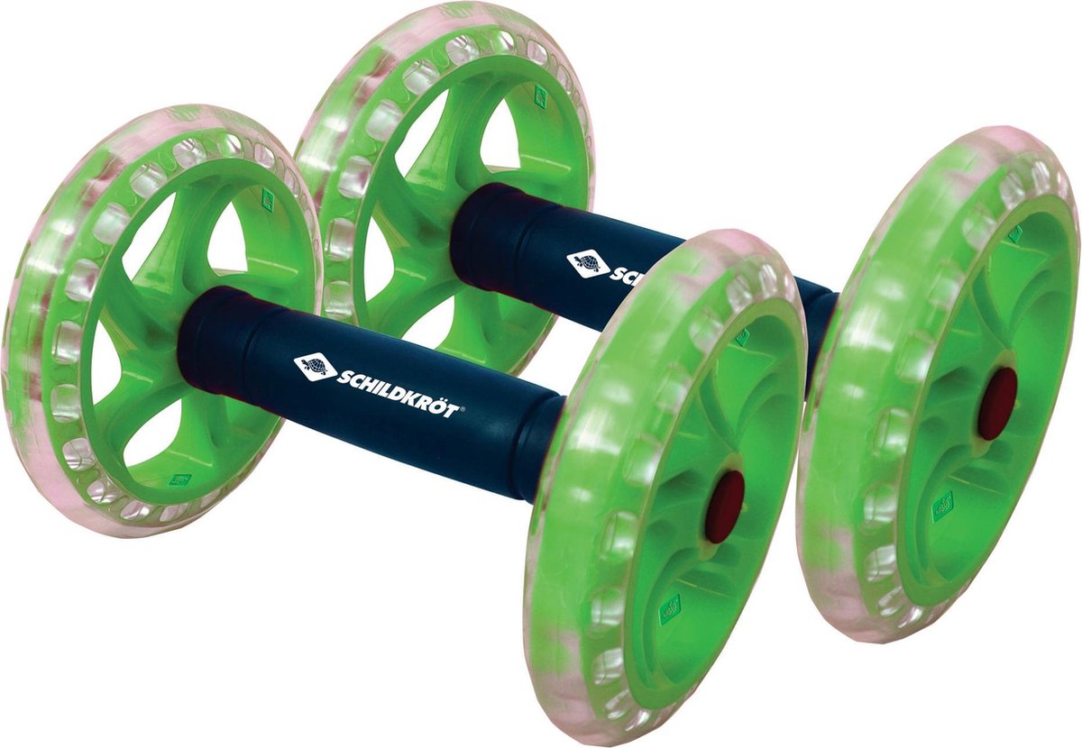 Schildkrot Buikspierwiel | Buikspiertrainer | Trainingswiel | Ab Roller Set (Twee stuks)
