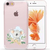 Apple Iphone 7 / 8 / SE2020 / SE2022 transparant siliconen hoesje koalabeertje