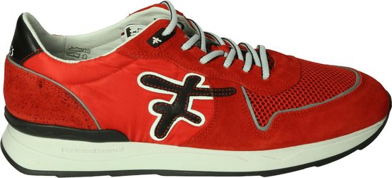 Floris van Bommel Sneakers rood - Maat 44 | bol.com