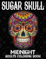 Sugar Skull Midnight Adult Coloring Book