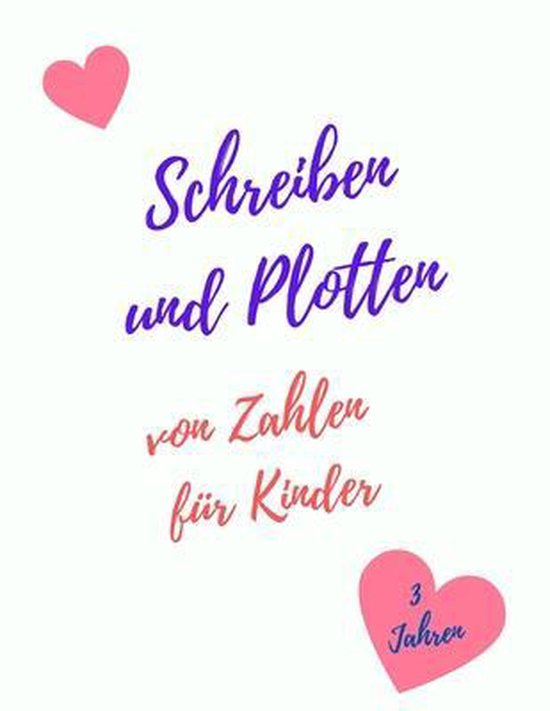 Schreiben und Plotten von Zahlen für Kinder 3 Jahren - cover