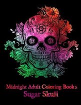 Midnight Adult Coloring Books Sugar Skull