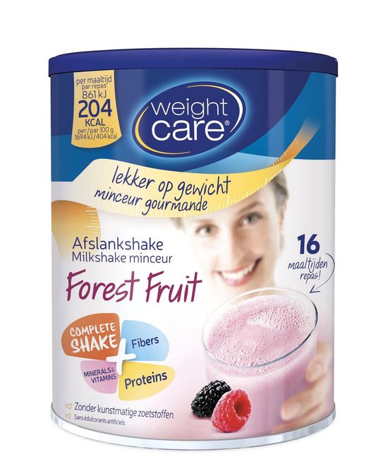 Weight Care Maaltijdshake Forest Fruit - 436 gram