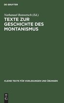 Kleine Texte F�r Vorlesungen Und �bungen- Texte Zur Geschichte Des Montanismus