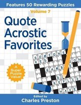 Puzzle Books for Fun- Quote Acrostic Favorites
