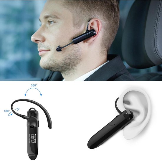 New Bee - Bluetooth Headset - Headset - Headset met microfoon -  Uitschuifbare... | bol.com