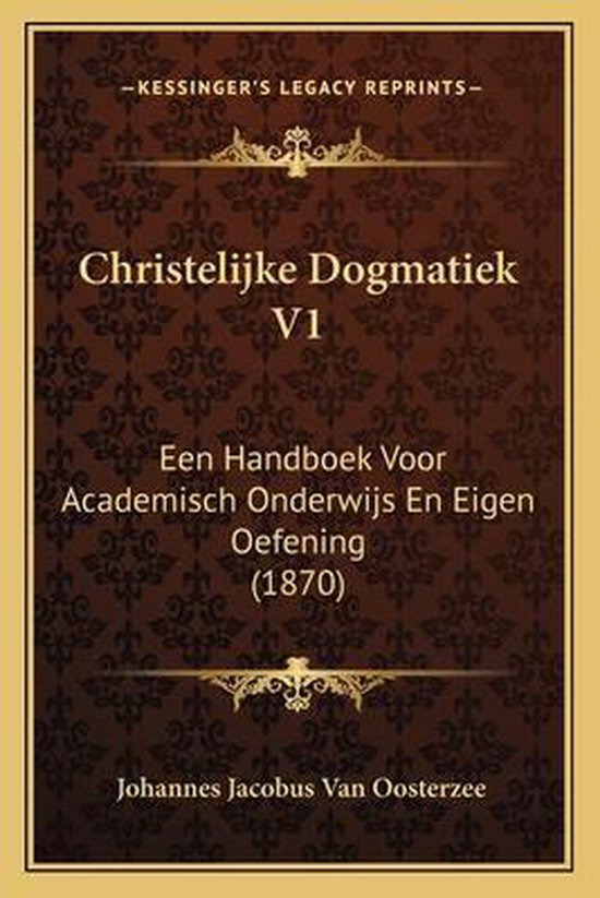 Christelijke dogmatiek v1