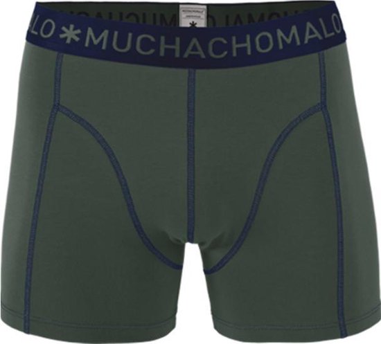 Muchachomalo Basiscollectie Jongens Boxershorts - 3 pack - Donkerblauw/Legergroen/Zwart - 176 - Muchachomalo
