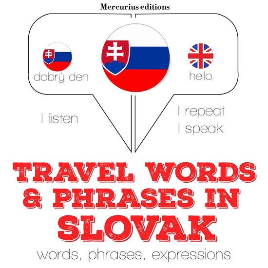 Travel words and phrases in Slovak - cover