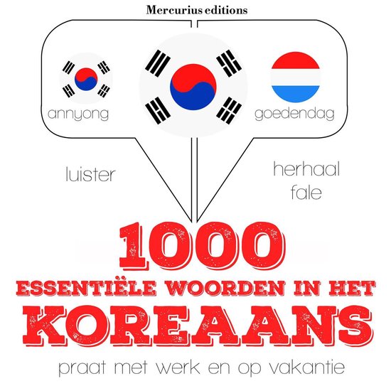1000 essentiële woorden in het Koreaans - cover