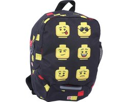 foto van LEGO - Kindergarten Mini Backpack 5L - Faces/ Black (10030-2007)