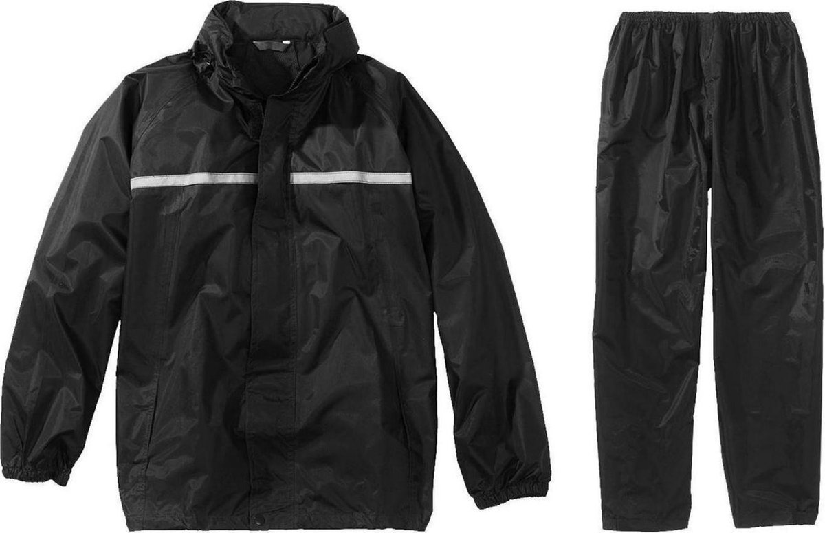 Greenlands Regenpak Basic Rainsuit Unisex - Zwart -Maat L