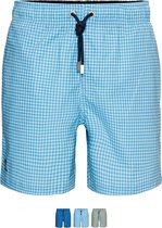 Ramatuelle Zwembroek Heren - Pied de Poule Zwembroek - Maat XL  - Kleur  Blauw / Navy