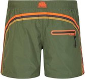 Sundek M552 Uni Board short Heren - M552 14Mid Lengte Zwembroek met Sundek regenboog en Sundek logo - Maat XL  - Kleur  Blauw / Night