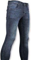 Classic Jeans Heren - Spijkerbroek Washed - D3060 - Blauw