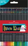 Kleurpotloden Faber-Castell Black Edition in kartonnen etui á 36 stuks FC-116436