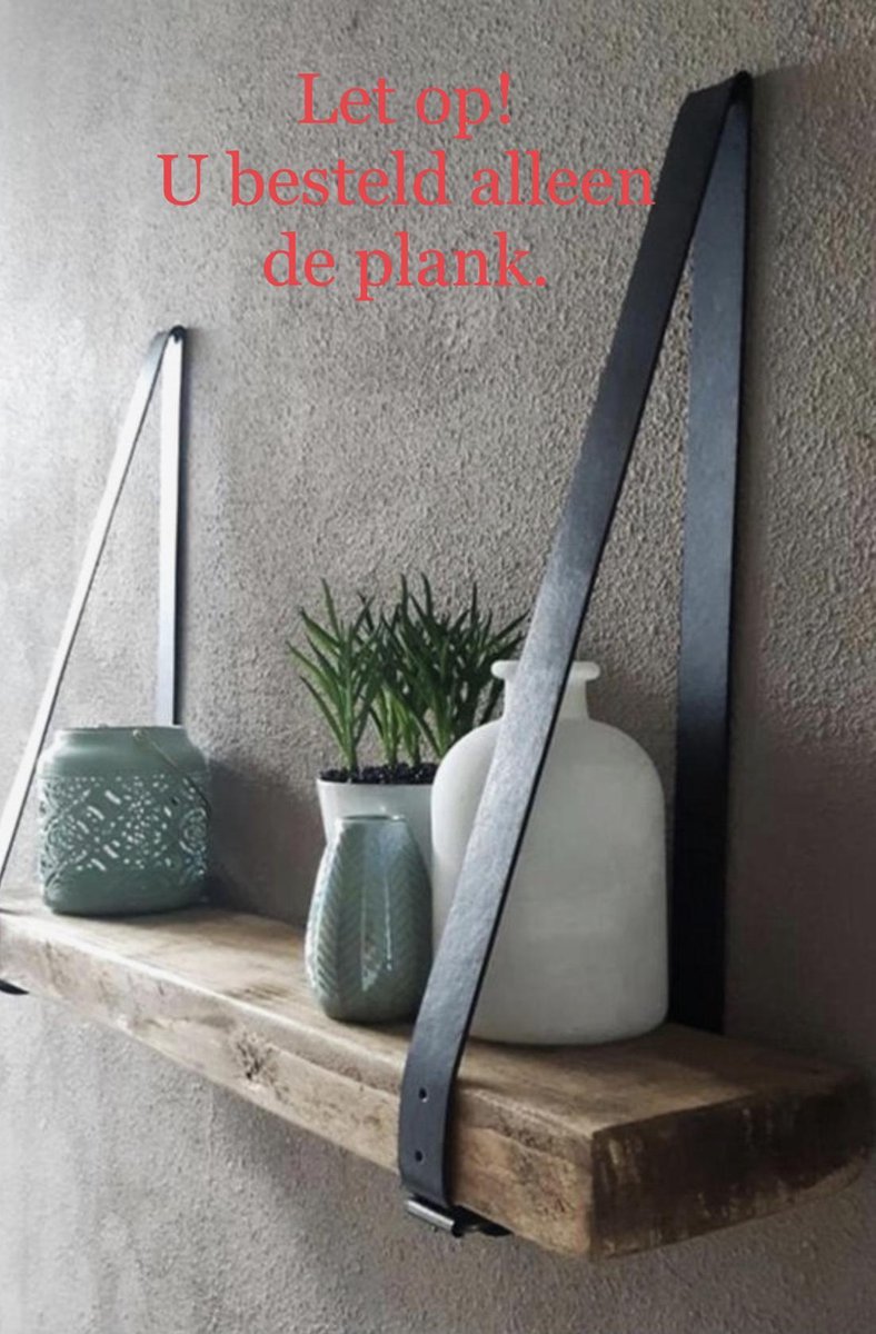 Boomstam wandplank 70x20 cm