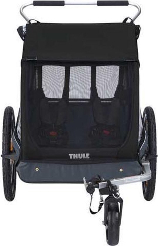 luisteraar idee Opvoeding Thule - Fietskar Coaster 2 XT - Black | bol.com