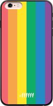 iPhone 6 Plus Hoesje TPU Case - #LGBT #ffffff