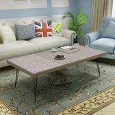 Salontafel  Massief hout-  koffietafel (Incl LW 3D Klok) coffee table woonkamertafel