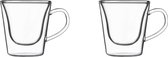 Bol.com Luigi Bormioli Thermic Koffie- en Theeglas - 295cl - Dubbelwandig - 2 stuks aanbieding