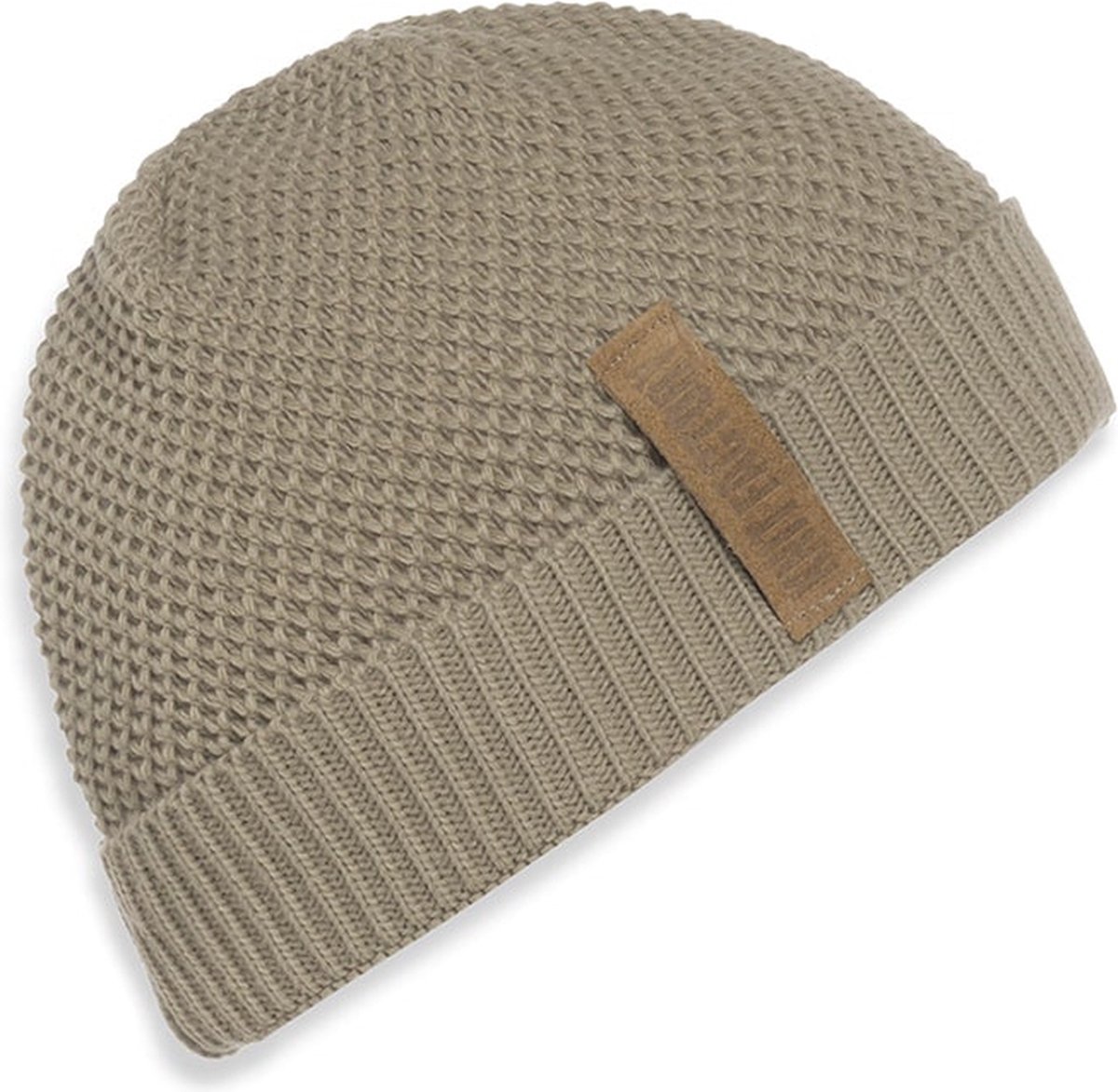 Knit Factory Jazz Gebreide Muts Heren & Dames - Beanie hat - Olive - Warme lichtgroene Wintermuts - Unisex - One Size